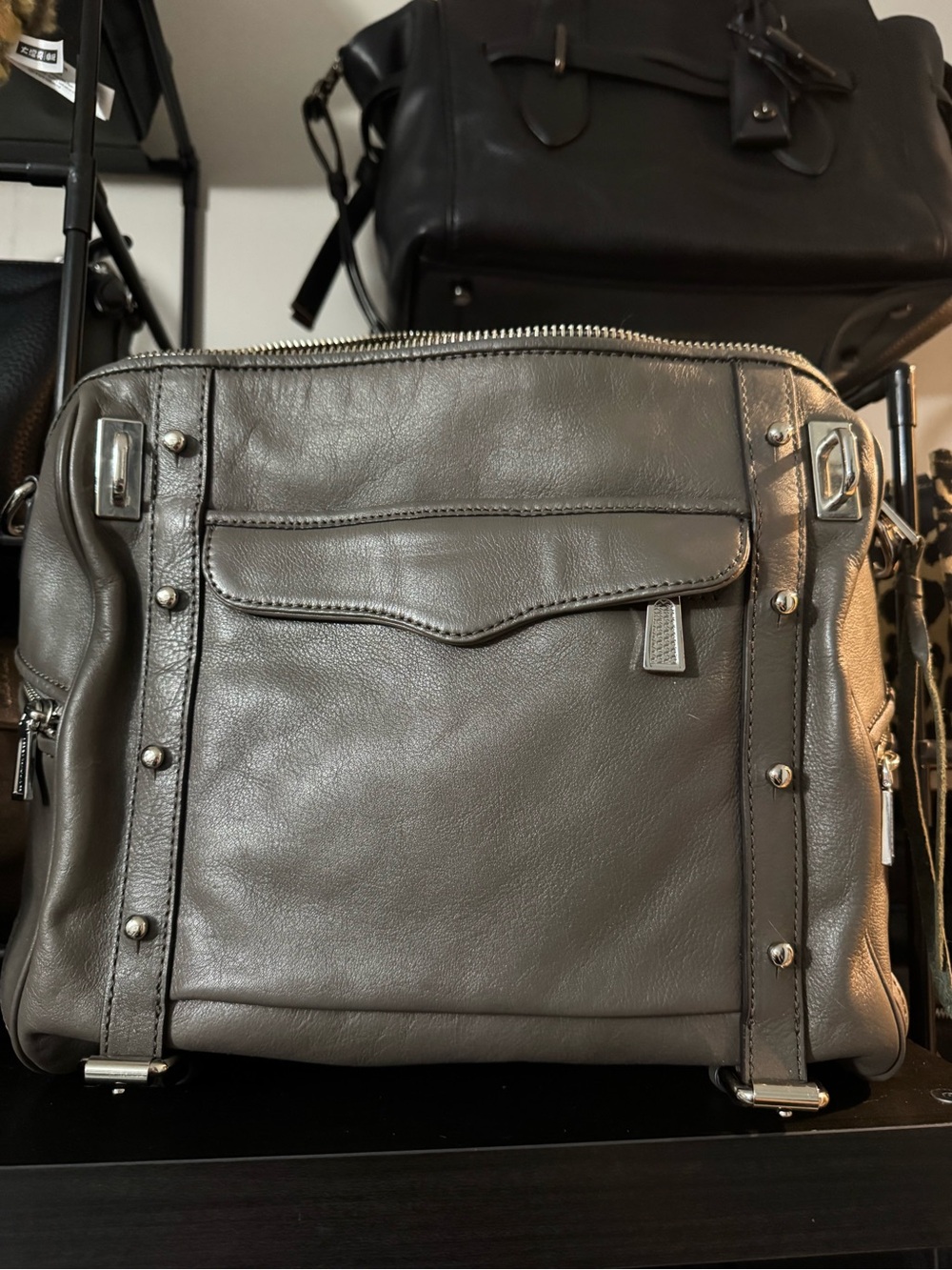 Rebecca Minkoff Cupid Satchel Gray